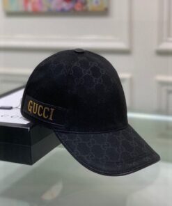 Alternative view of Gucci GG Baseball Hat Black GG Hat