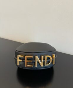 Fendi Nano Fendigraphy Black For Women 6.7in/17cm FF 8BR798A5DYF1HEJ - Image 8