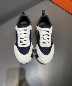 Hermes Bouncing Sneakers Dark Blue For Men - Image 3