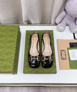 Gucci Ballet Flat with Horsebit Black for Women - Image 3