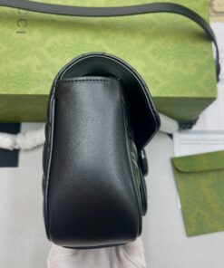 Alternative view of Gucci Marmont Matelasse Mini Bag Black For Women 8.5in/22cm