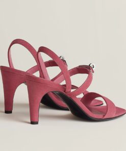 Hermes Glamour 75 Sandal Aphrodite Pink For Women H231062Z 8H355 - Image 3