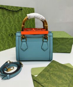 Alternative view of Gucci Diana Mini Tote Bag Light Blue For Women 7.9in/20cm GG ‎702732 U3ZDT 4377