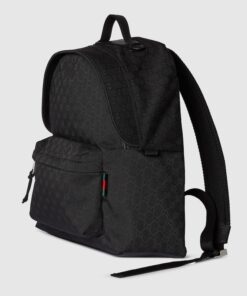 Gucci Medium GG Backpack With Web Black For Men 14.2in/36cm 824624 FAEHZ 1042 - Image 3