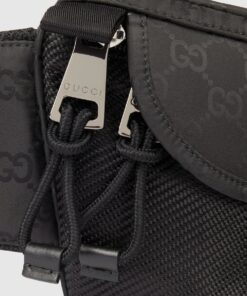 Gucci Small GG Belt Bag Black For Men 12.6in/32cm 804262 FAD76 1047 - Image 7