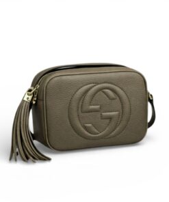 Alternative view of Gucci Soho Small Disco Bag Grayish Green For Women, Shoulder and Crossbody Bags 8in/21cm GG 308364