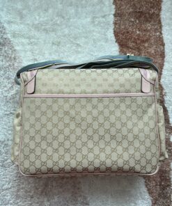 Gucci Original GG Baby Changing Bag Brown For Women, Women’s Bags 16.9in/43cm GG - Image 6