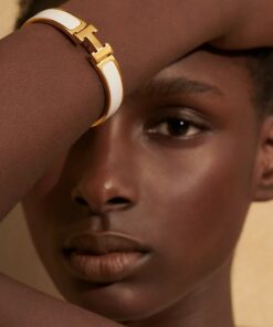 Alternative view of Hermes Clic H Bracelet Blanc H700001F 31PM