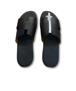 Hermes Izmir Sandals Black For Men H041141ZH01425