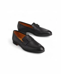 Hermes Paris Loafers Black For Men