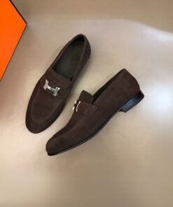 Alternative view of Hermes Paris Loafers Brown For Men