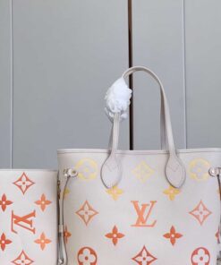 Louis Vuitton Neverfull MM Beige Bag For Women, 12.2 Inches/ 30.9 Cm – M46516 - Image 3