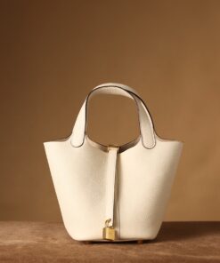Alternative view of Hermes Picotin Lock 18 Cream Bag For Women 7.1in/18cm