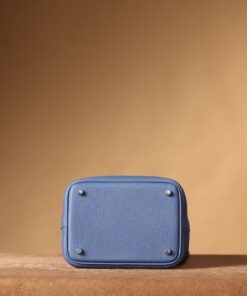 Hermes Picotin Lock 18 Blue Bag For Women 7.1in/18cm - Image 4