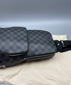 Louis Vuitton Avenue Sling Bag Damier Graphite Canvas For Men, Shoulder and Crossbody Bags 12.2in/31cm LV N41719 - Image 12