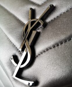 Saint Laurent Lou Lou Medium Chain Bag Black For Women 12.6in/32cm YSL 574946DV7281000 - Image 7