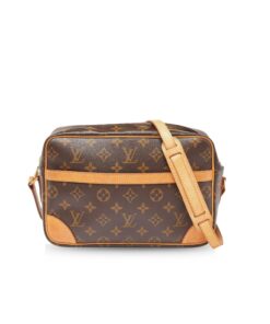 Louis Vuitton Monogram Trocadero 27 Shoulder Bag Pochette Brown For Women 11in/27cm