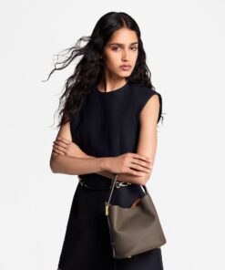 Louis Vuitton All In BB Low Key Bucket Bag 6.3in/ 16cm Smoke Gold Hardware For Women M25544 - Image 3