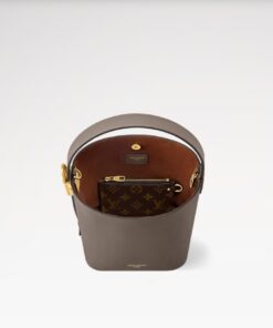 Louis Vuitton All In BB Low Key Bucket Bag 6.3in/ 16cm Smoke Gold Hardware For Women M25544 - Image 5
