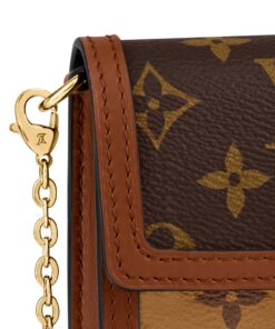 Louis Vuitton Dauphine Chain Wallet Monogram Canvas For Women, 7.3in/18.5cm, M68746 - Image 6