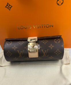 Alternative view of Louis Vuitton Etui Bijoux Jewelry Case Brown 7.5in/19cm M10145