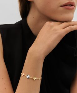 Alternative view of Louis Vuitton Idylle Blossom bracelet, 3 golds and diamonds for Women Q95286