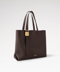 Alternative view of Louis Vuitton Low Key Cabas MM Shoulder Bag 18.5in/ 47cm Chocolate Gold Hardware For Women M12916