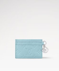Alternative view of Louis Vuitton LV Charms Card Holder Azur Frost For Women 4in/10cm M12180