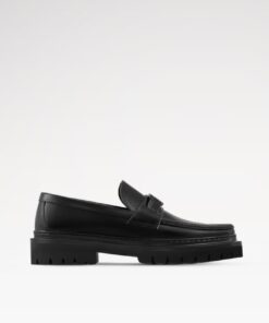 Louis Vuitton Major Loafer Black For Men 1AHRF8 - Image 4