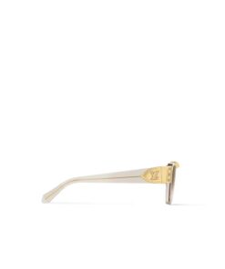 Alternative view of Louis Vuitton Flight Square Sunglasses Champagne for Men Z2723U
