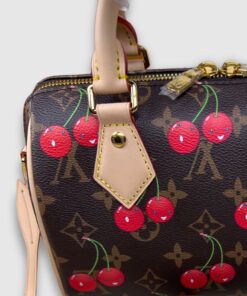 Louis Vuitton LV x TM Speedy Bandouliere 20 Top Handle Bag 8.1in/ 20.5cm Monogram Gold Hardware For Women M13094 - Image 9
