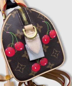 Louis Vuitton LV x TM Speedy Bandouliere 20 Top Handle Bag 8.1in/ 20.5cm Monogram Gold Hardware For Women M13094 - Image 10