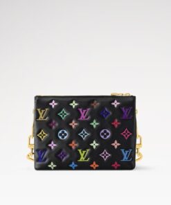 Louis Vuitton LV x TM Coussin BB Shoulder Bag 8.3in/ 21cm Multicolore Noir Gold Hardware For Women M13232 - Image 6