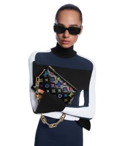 Louis Vuitton LV x TM Coussin BB Shoulder Bag 8.3in/ 21cm Multicolore Noir Gold Hardware For Women M13232 - Image 3