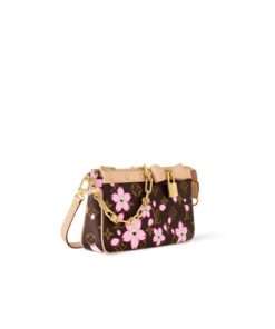 Louis Vuitton LV x Murakami Pochette Accessoires Sakura Brown For Women 22cm/8.7in – M13666 - Image 4