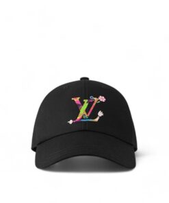 Louis Vuitton LV x TM Superflat Cap Black For Women M5000M