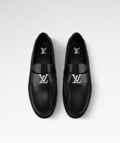 Louis Vuitton Major Loafer Black For Men 1AHAU2 - Image 4