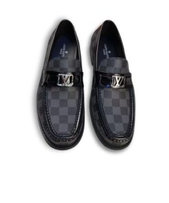 Louis Vuitton Monte Carlo Moccasin in Black Damier Canvas for Men