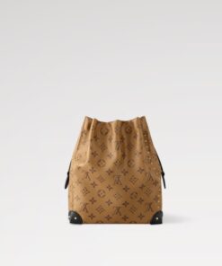 Louis Vuitton Noé Trunk PM Handbag Monogram Reverse Brown For Women 9.1in/23cm M13324 - Image 6