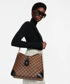 Alternative view of Louis Vuitton Odeon MM Damier Ebene Brown 12.2in/31cm For Women N50062