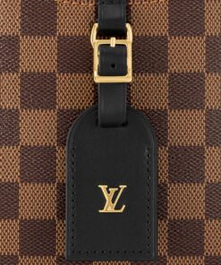 Louis Vuitton Odeon PM Bag Damier Ebene Brown For Women 10.2in/26cm N50064 - Image 4