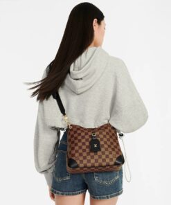 Alternative view of Louis Vuitton Odeon PM Bag Damier Ebene Brown For Women 10.2in/26cm N50064