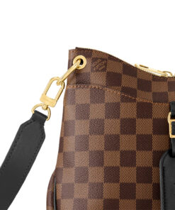 Louis Vuitton Odeon PM Bag Damier Ebene Brown For Women 10.2in/26cm N50064 - Image 5