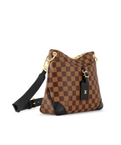 Louis Vuitton Odeon PM Bag Damier Ebene Brown For Women 10.2in/26cm N50064 - Image 3