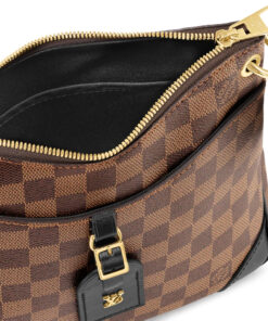 Louis Vuitton Odeon PM Bag Damier Ebene Brown For Women 10.2in/26cm N50064 - Image 7
