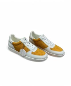 Louis Vuitton Rivoli Sneaker Monogram Metallic Canvas Yellow/White For Men LV