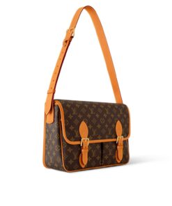 Louis Vuitton Satchel Messenger Bag Monogram Brown For Men 35.5cm/14in – M14723 - Image 3