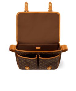 Louis Vuitton Satchel Messenger Bag Monogram Brown For Men 35.5cm/14in – M14723 - Image 5