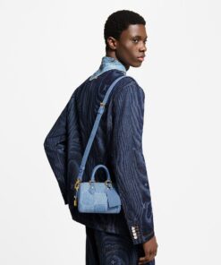 Alternative view of Louis Vuitton Speedy 18 Bandoulière Bags Blue For Men 18cm/7.1in – N00208