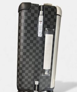 Louis Vuitton Horizon 55 Suitcase 21.7in/ 55cm Black Silver Hardware N23209 - Image 5